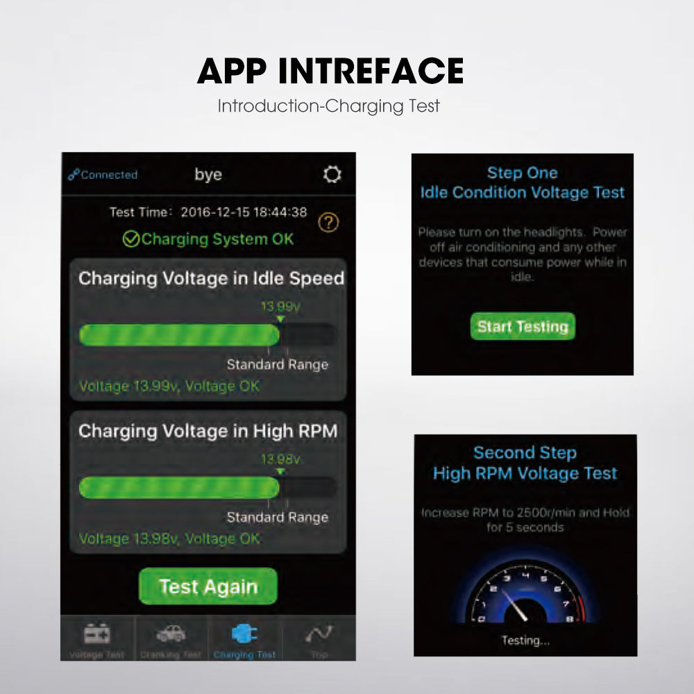 ATEM POWER Battery Box w/ Monitor 12V Portable Deep Cycle AGM Universal Large Marine