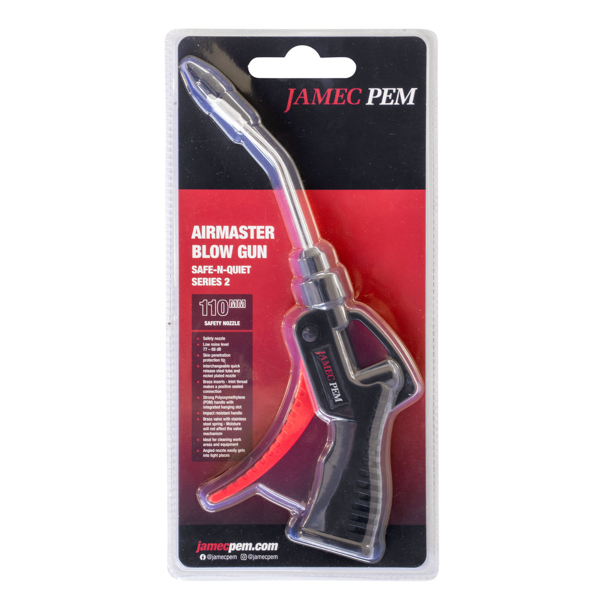 Jamec PEM Airmaster Blow Gun S2 - Safe-N-Quiet