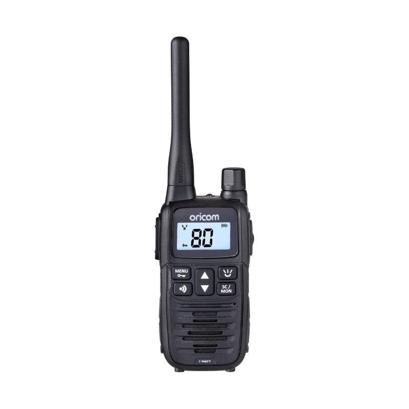 Oricom 1 Watt Handheld UHF Radio Single Pack