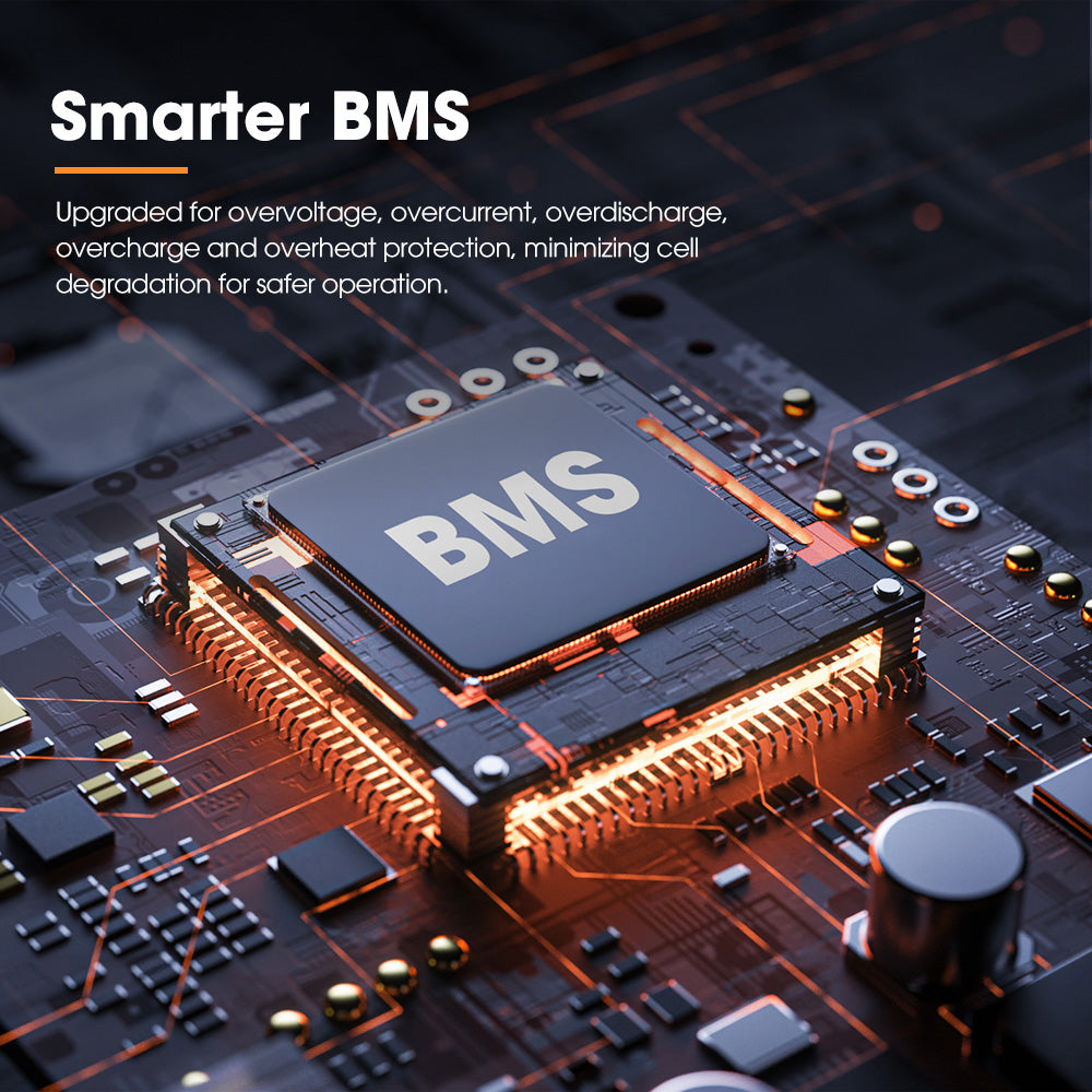 San Hima 12V 100Ah/200Ah Lithium Battery BMS LiFePO4 w/ Bluetooth Self-heating