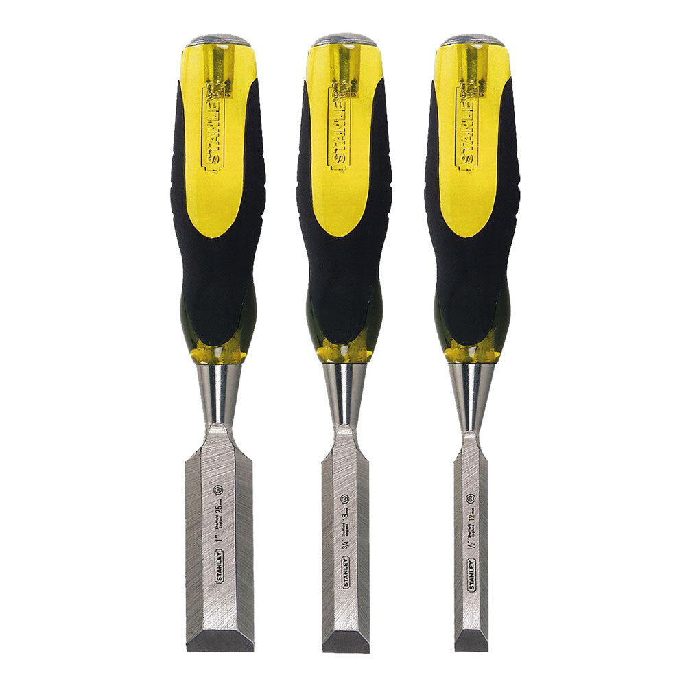 Stanley 3 Piece FatMax Butt Chisel Set Thru-Tang 16-970