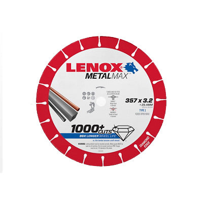 Lenox 357mm x25.4x3.2 Metalmax Cutting Blade Diamond Edge 1985498