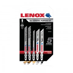 LENOX 5 Piece General Purpose Jig Saw Blades Kit