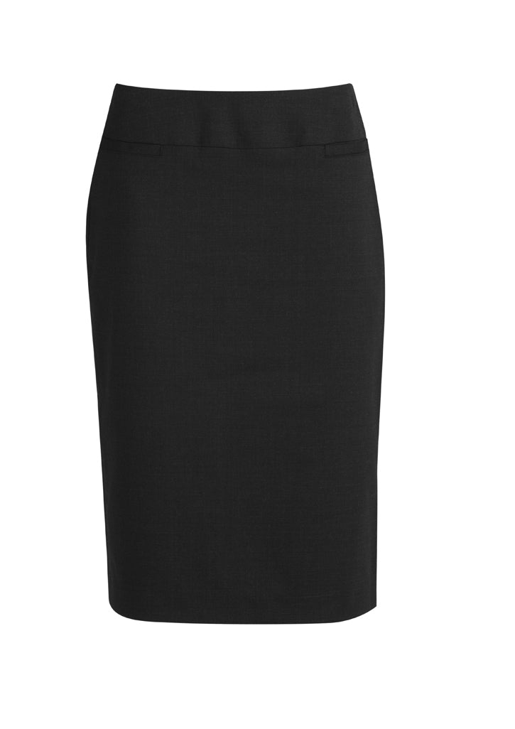 Biz Corporates Comfort Wool Stretch Womens Relaxed Fit Skirt