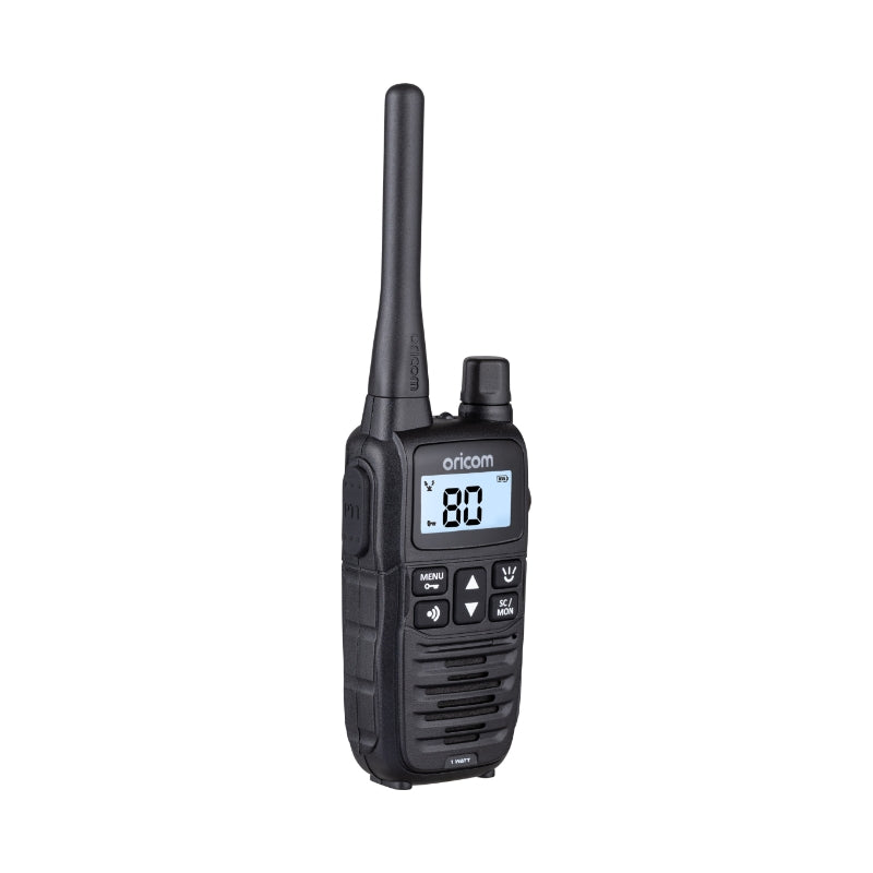 Oricom 1 Watt Handheld UHF Radio Single Pack