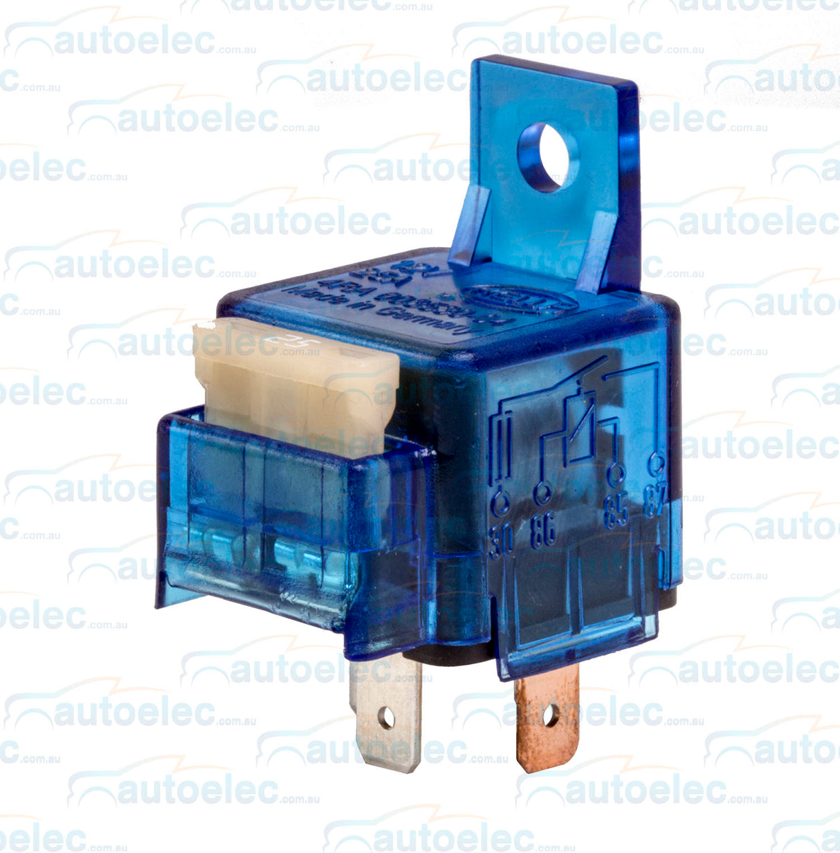 Hella 12V Volt 25A Amp 4 Pin Mini Single Relay Normally Open + Inbult Fuse 3076