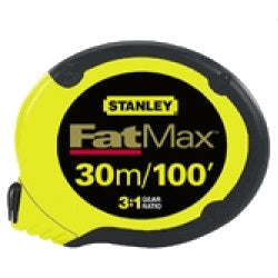 Stanley 30m FatMax 3:1 Gear Ratio Tape Measure 34-138