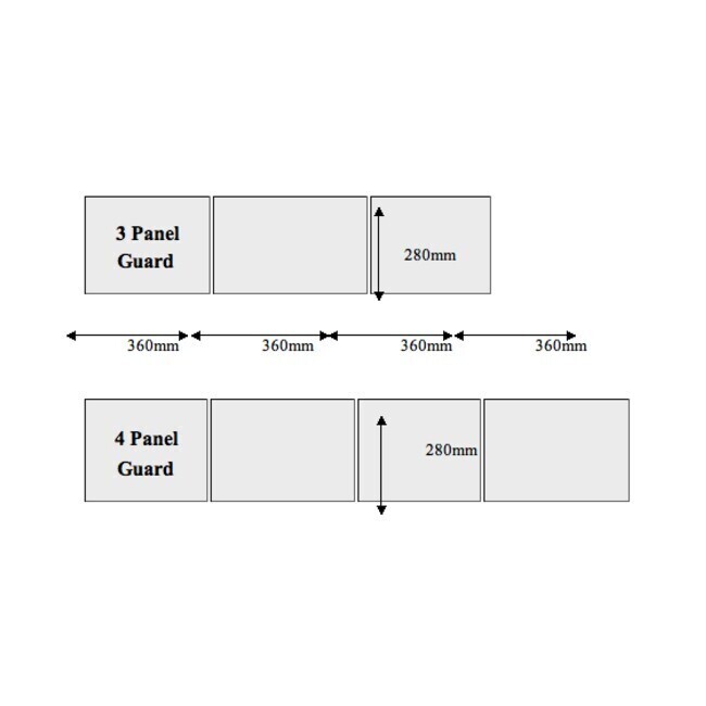 3 Panel Camp Cooker Wind Guard