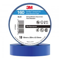 3M Temflex Tape 160 18mm x 20m - Blue