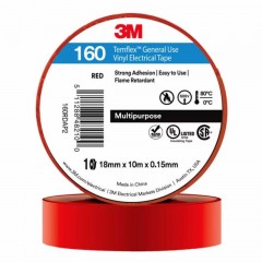 3M Temflex Tape 160 18mm x 20m - Red
