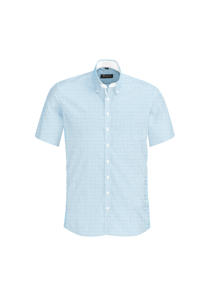 Biz Corporates Fifth Avenue Mens Short Sleeve Shirt