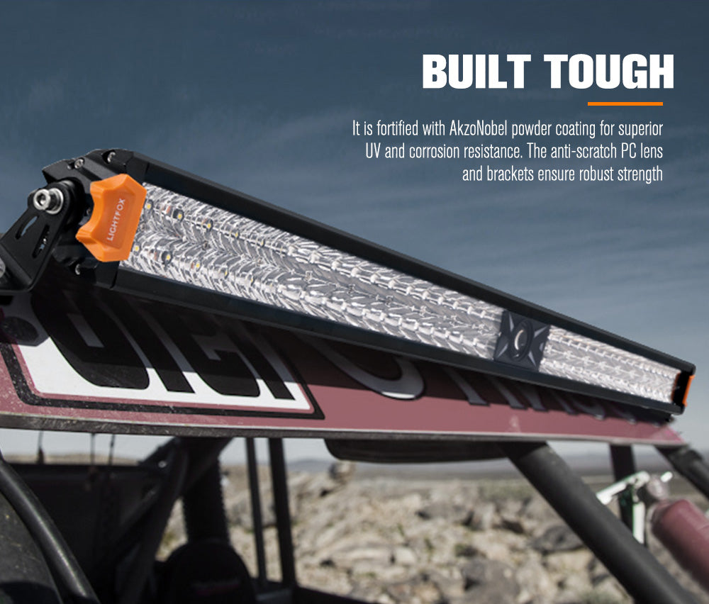 Lightfox 42inch Rigel Osram Laser LED Light Bar Dual Rows Combo Driving Lamp