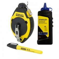 Stanley Fatmax Chalk Line Reel 30M/100' Blue Chalk & Marker