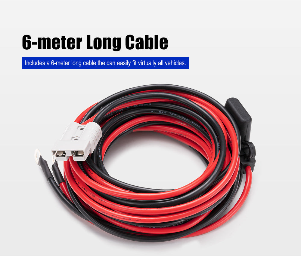 ATEM POWER 50A Wiring Kit 12V 6m Anderson Style Plug Battery Cable Quick Connect