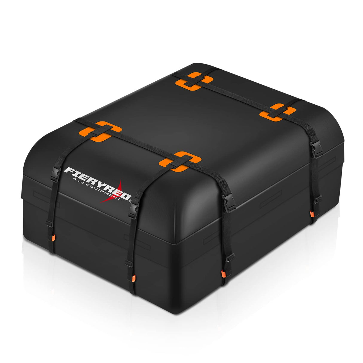 Fieryred Waterproof Car Roof Cargo Bag Luggage Storage 15 Cubic Feet Travel 4WD