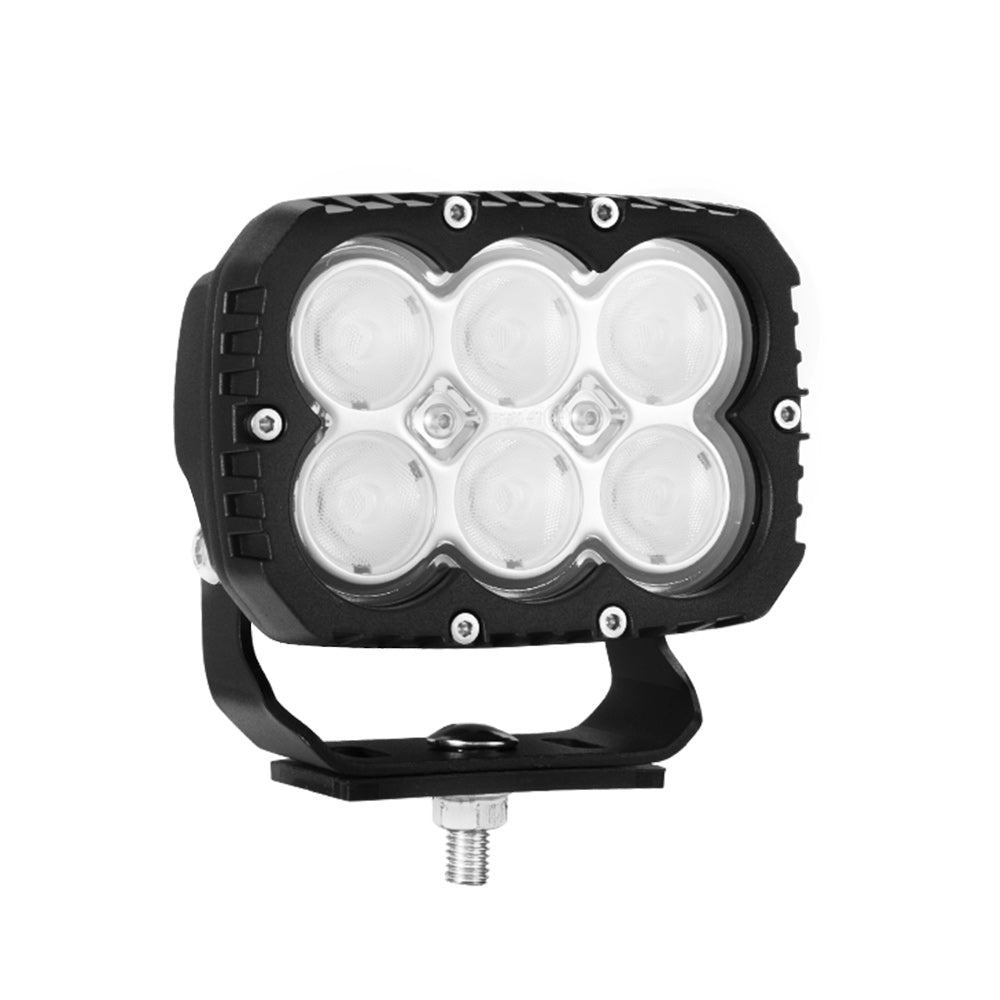 LIGHTFOX 5inch LED Work Light Flood Beam Heavy Duty Fog Driving Lamp 4WD OffRoad