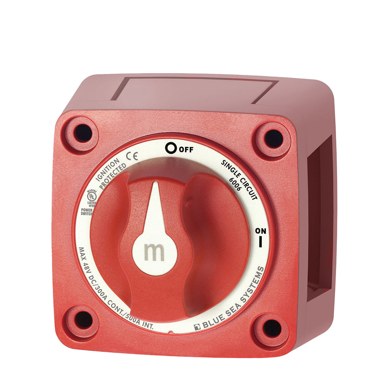 Blue Sea On Off Selector Select Master Disconnect Marine 12 24 Kill Switch 6006