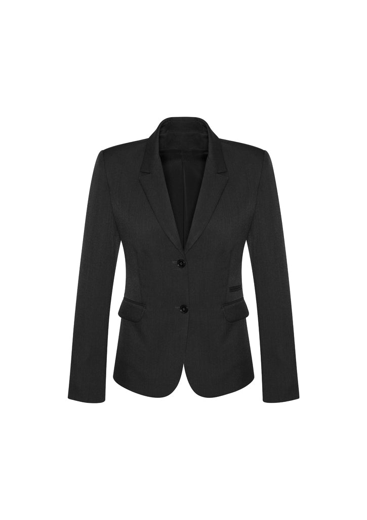 Biz Corporates Cool Stretch Womens Two Button Mid Length Jacket