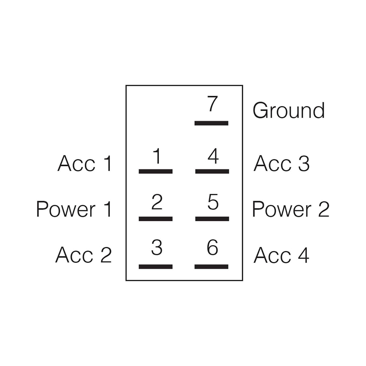 Narva Driving Lights Rocker Dash Switch