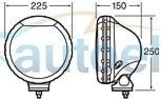Narva Ultima Blue 225 Combination Spot Spread Driving Lights Kit Lamps 71700Be