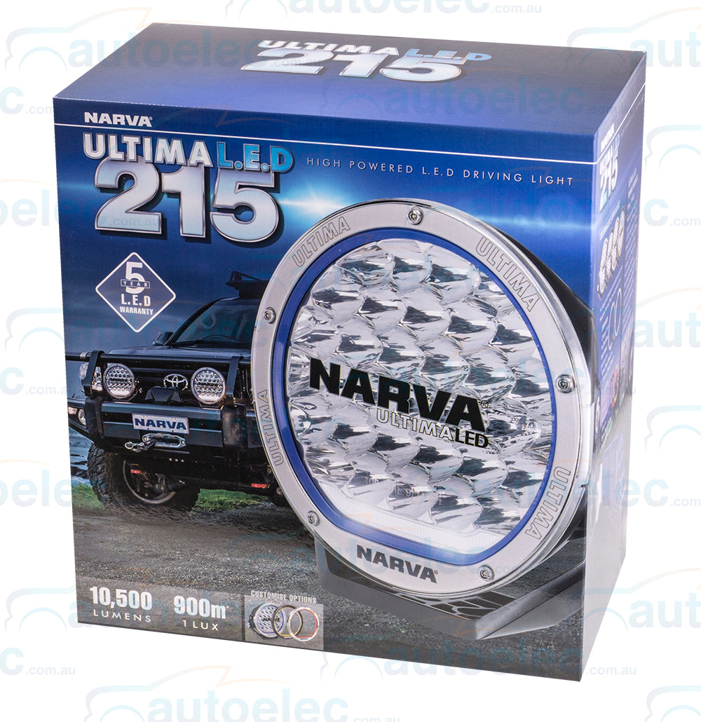 Narva Ultima 9 Inch 215Mm Led Driving Light Lamp 165W Offroad Spotlight 71740