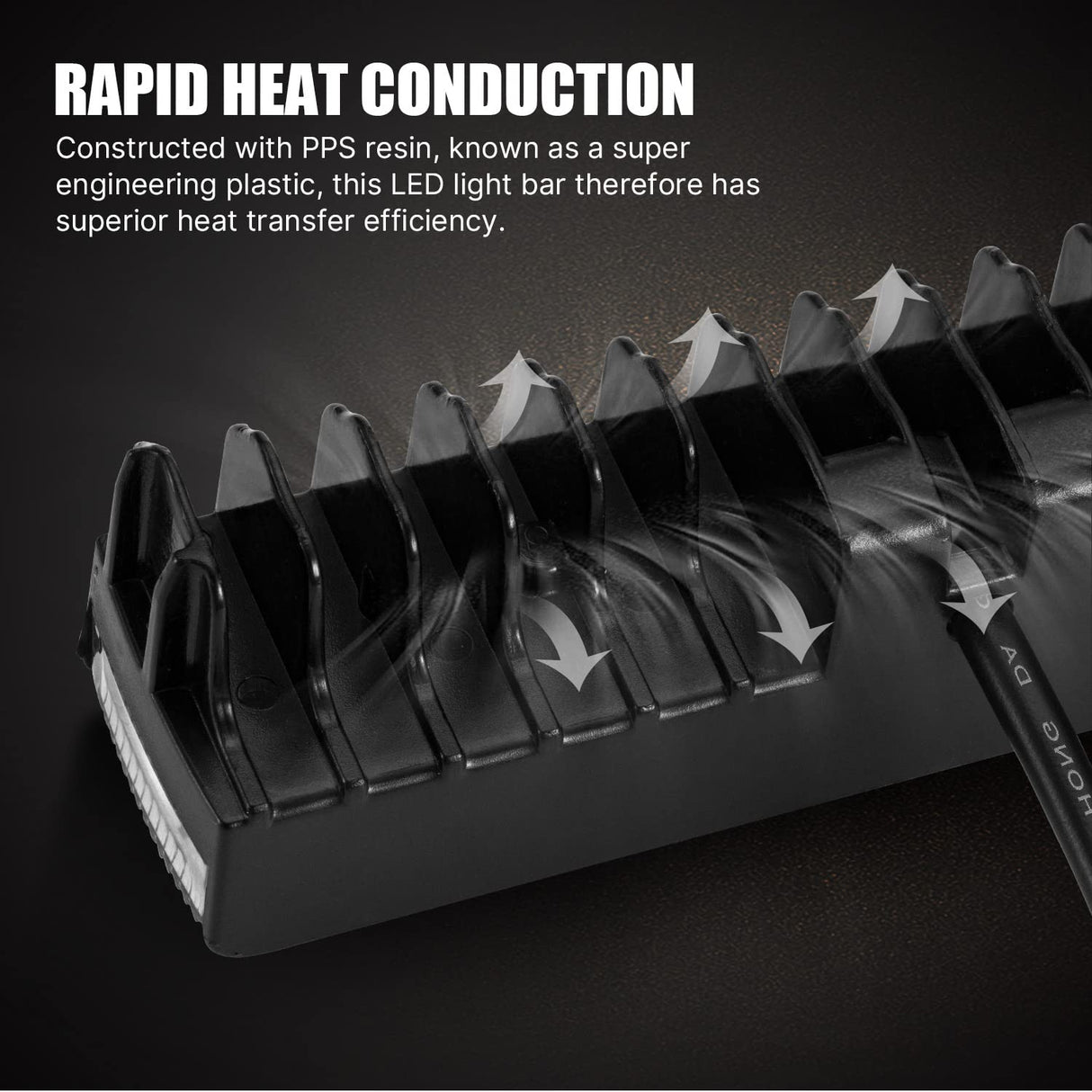 LIGHTFOX Pair 6inch Osram LED Light Pods Combo Beam Light Bar Reverse Offroad 4x4