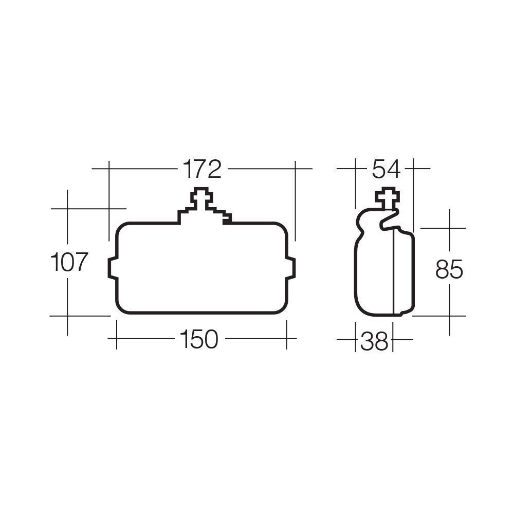 Narva 100W Ultra Compact Rectangle Driving Lights