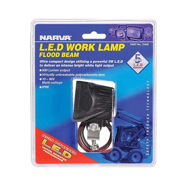 Narva Led Worklight Work Light Flood Spread Beam 12 12V 24 24V New 72430