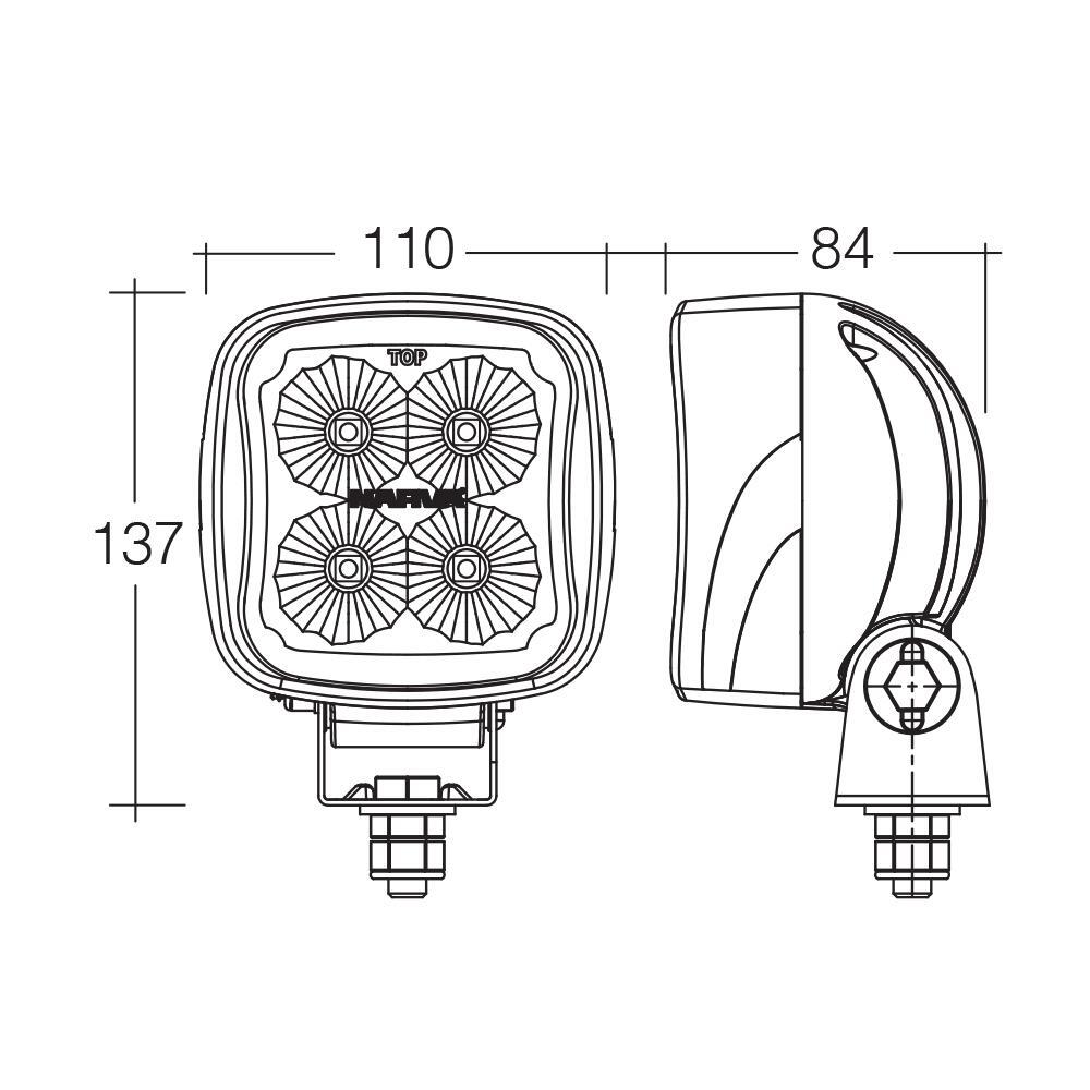 Narva 9-64V Led Work Lamp 1800Lm