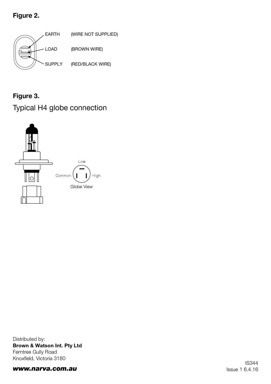 Narva 12V Relay Wiring Harness Loom