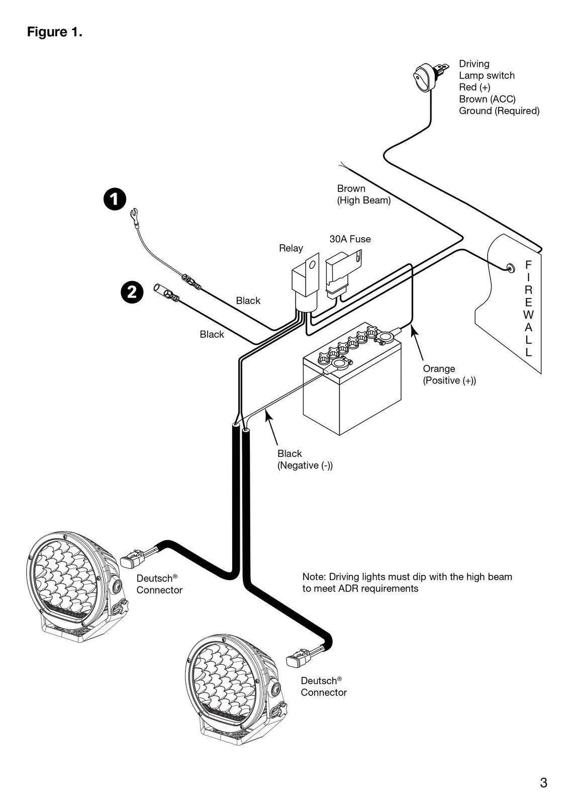Narva 12V Relay Wiring Harness Loom