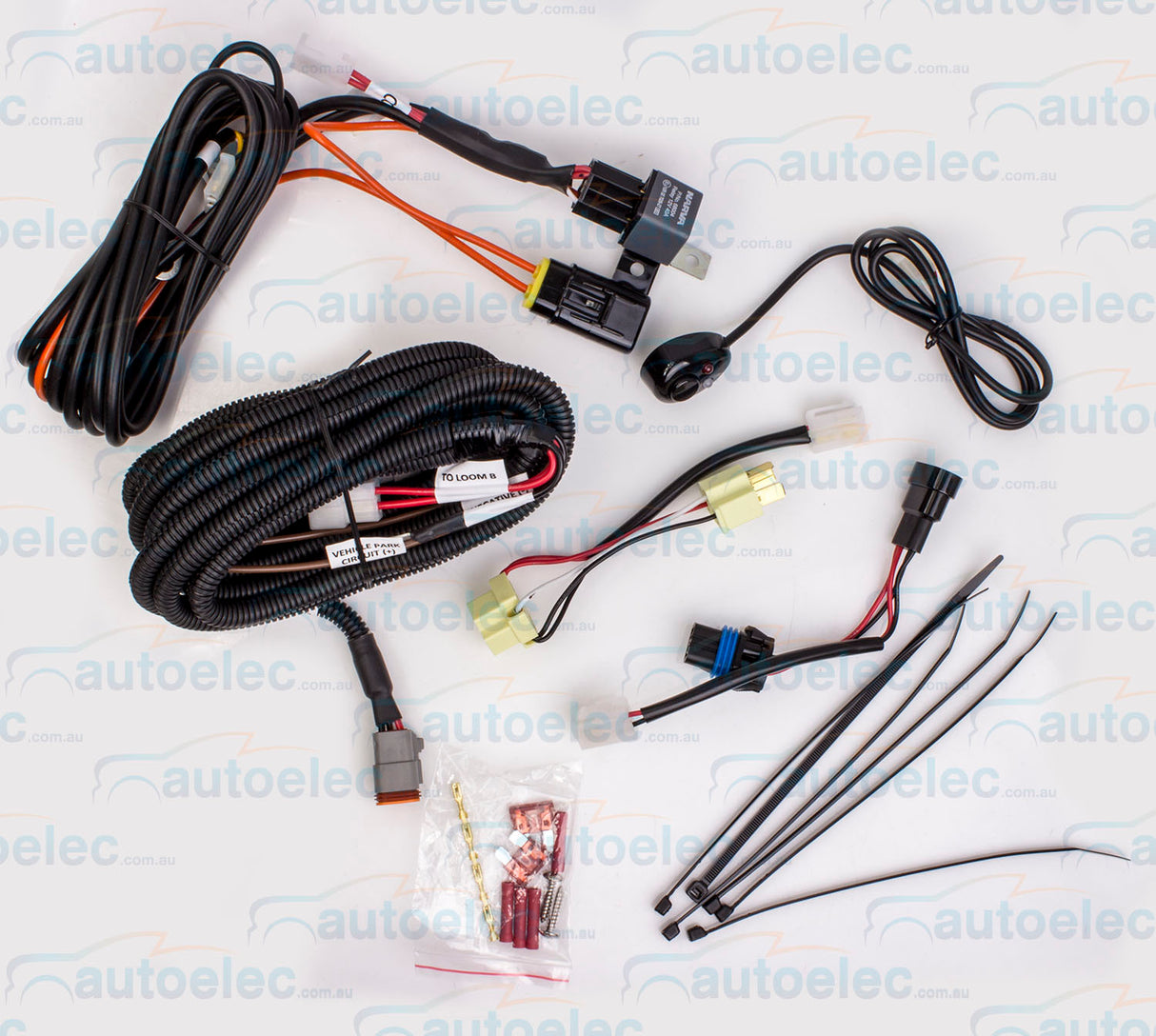 Narva 12V Relay Wiring Harness Loom