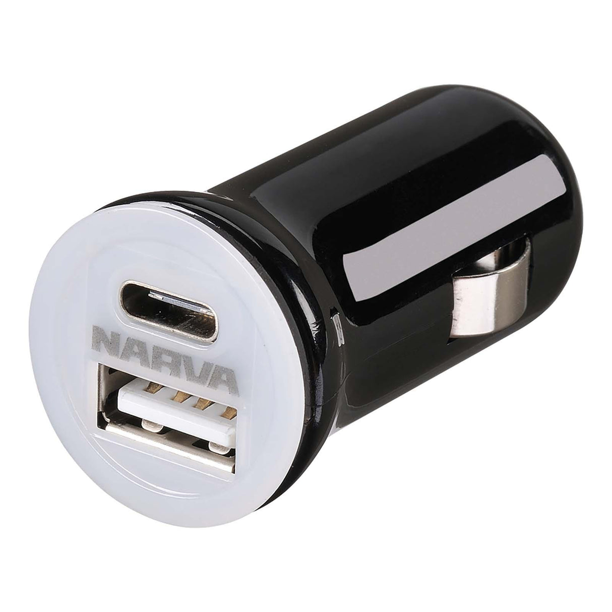 Narva 81056Bl Dual Cigarette Lighter & Usb Sockets Adaptor 12V Dc Ipad Iphone 5V