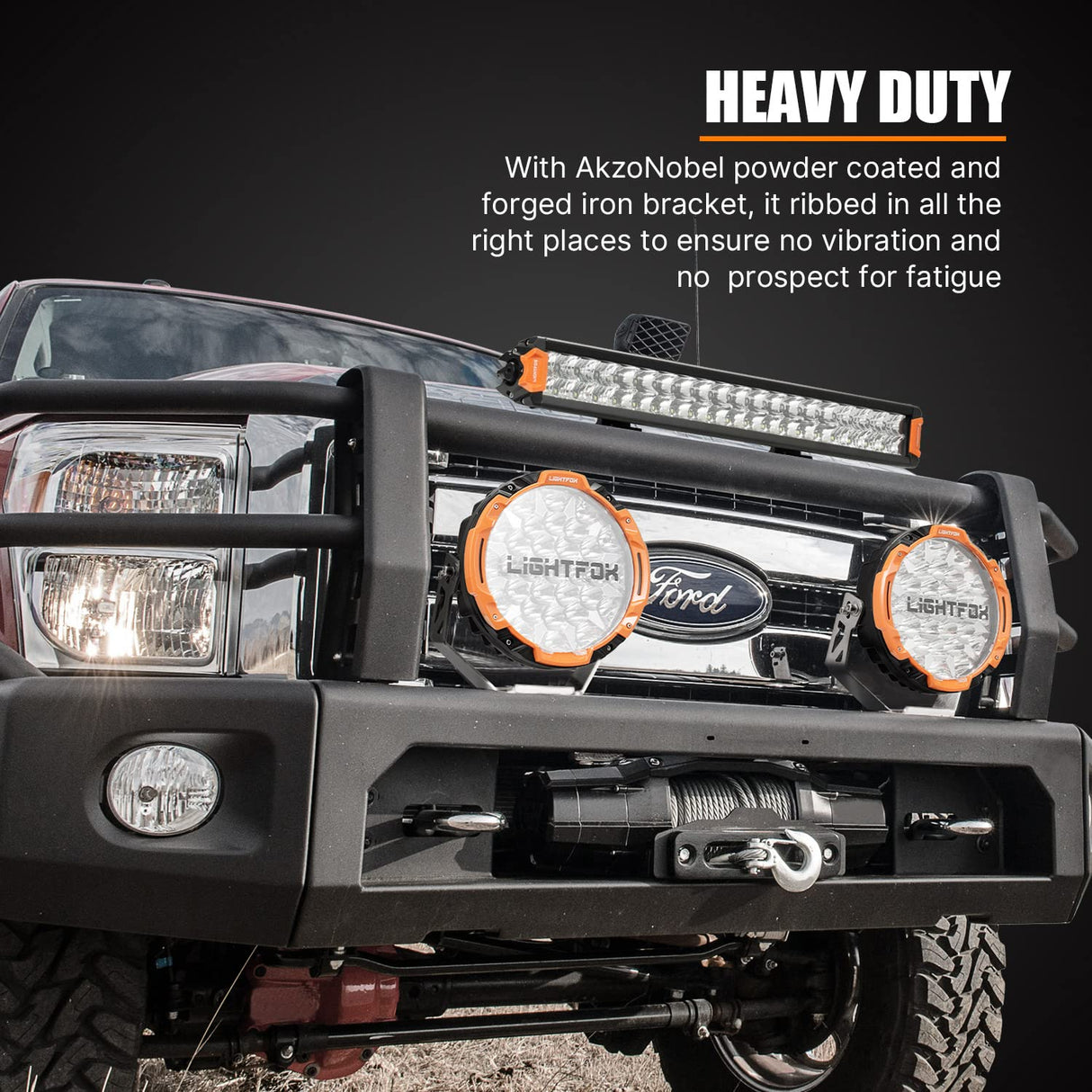 LIGHTFOX 20inch Osram LED Light Bar Slim Dual Rows Combo Driving Lamp Offroad 4x4