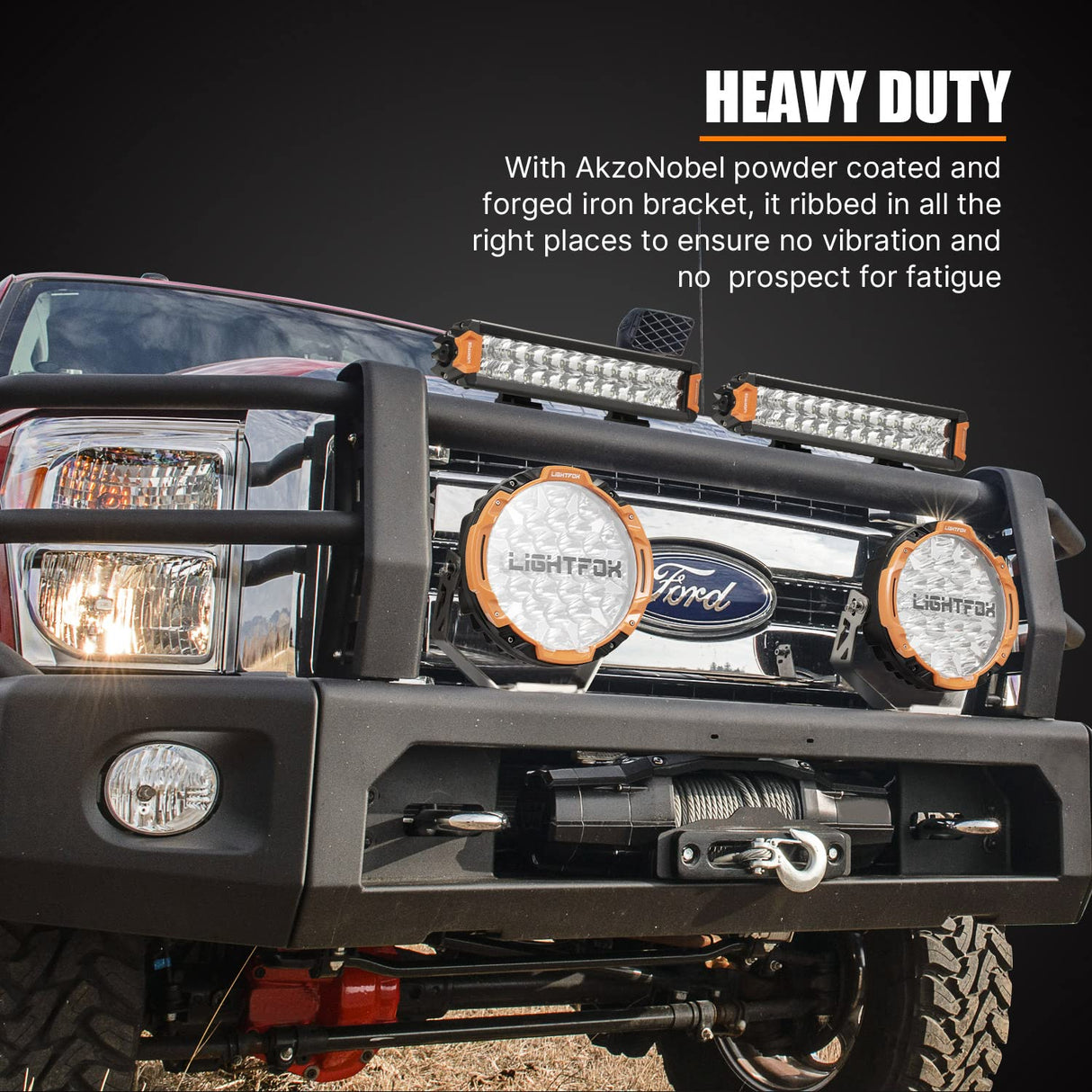 LIGHTFOX 12inch Osram LED Light Bar Slim Rows Combo Beam Driving Lamp Offroad 4x4