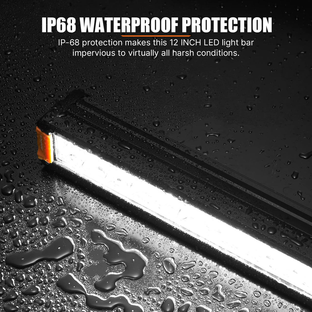 LIGHTFOX 12inch Osram LED Light Bar Slim Rows Combo Beam Driving Lamp Offroad 4x4