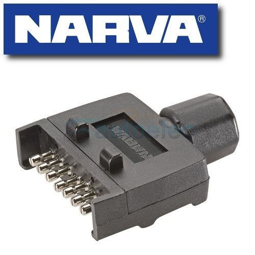 Narva 7 Pin Flat Trailer Plug Connector Car Male Caravan Camper New 82141