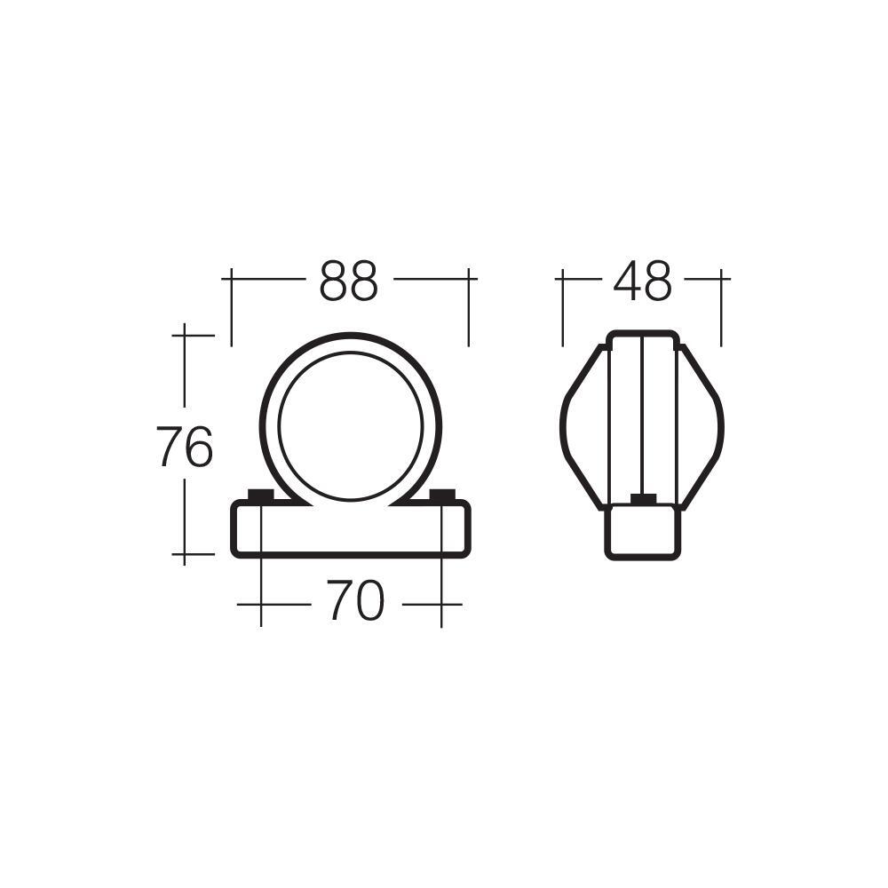 Narva Side Marker Lamp (Wedge) Bl