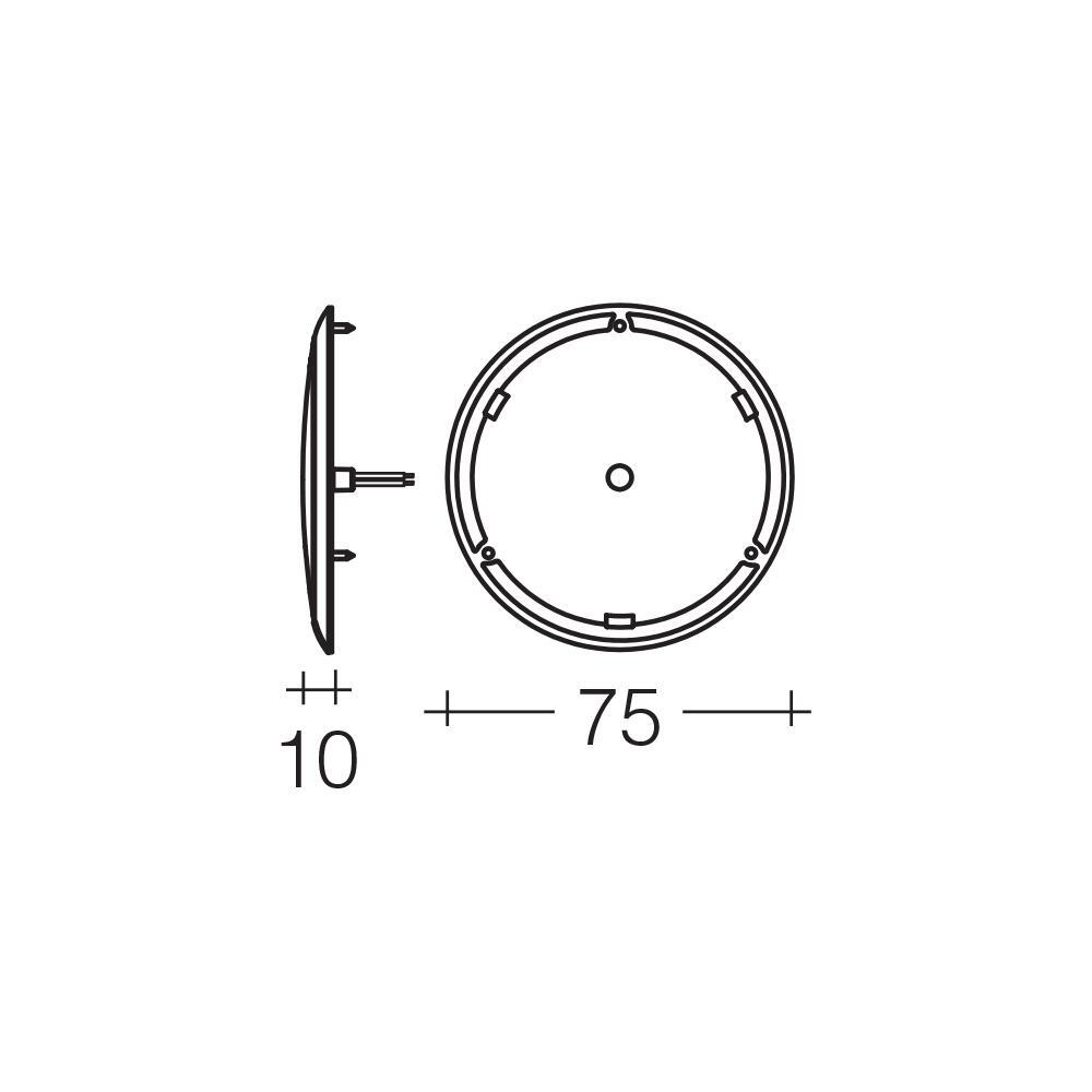 Narva Led Interior Lamp Down Light 75Mm 12 12V 24 24V Volt New Caravan 87500