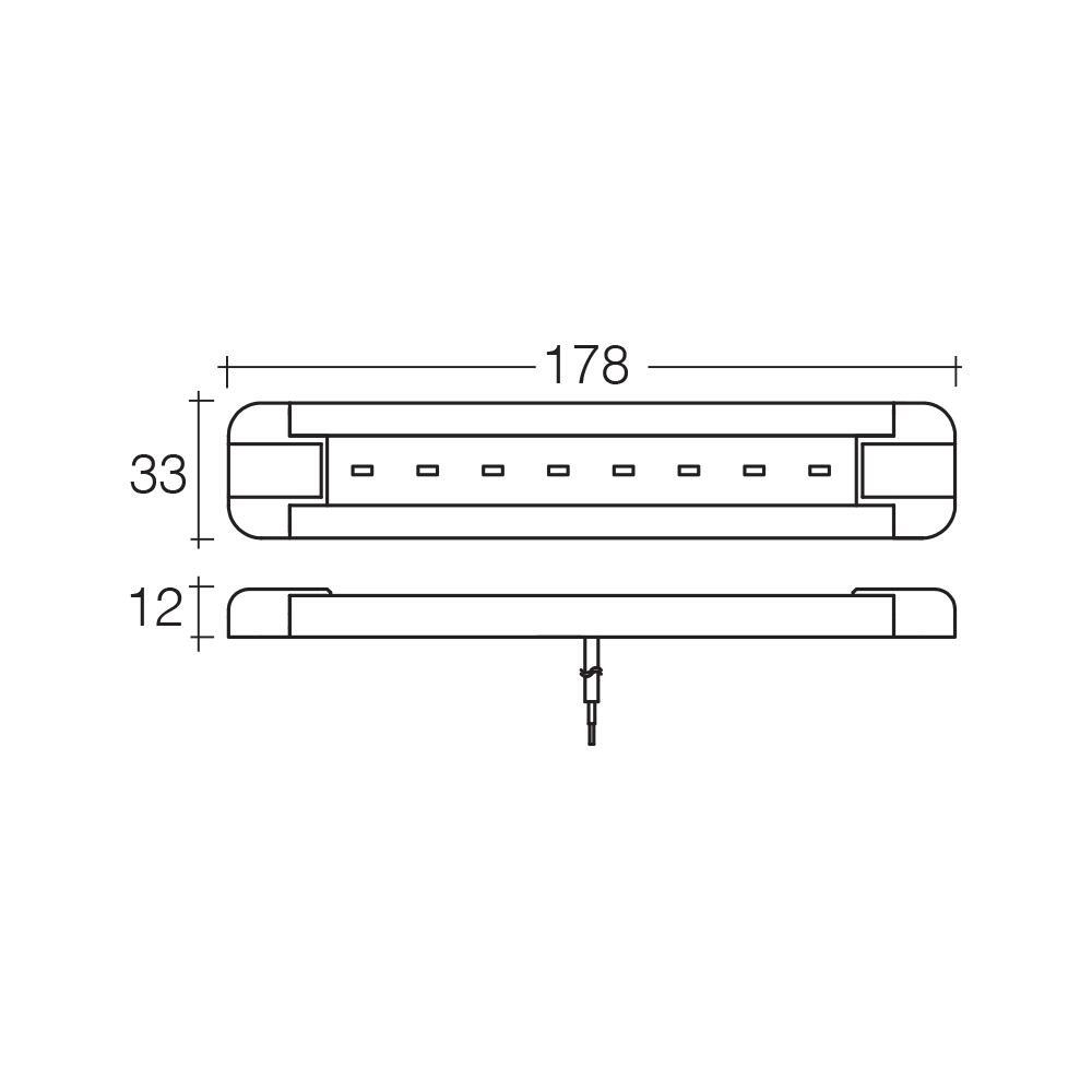 Narva Led Interior Strip Light Lamp 12V 12 Volt New L.E.D Caravan Boat 87541
