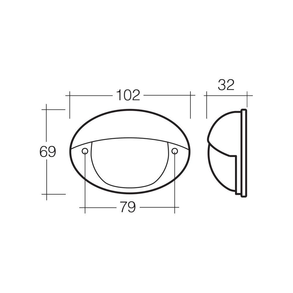 Narva Led Step Light White Door Lamp Bus Truck Camper Caravan 12V 24V Volt 87606
