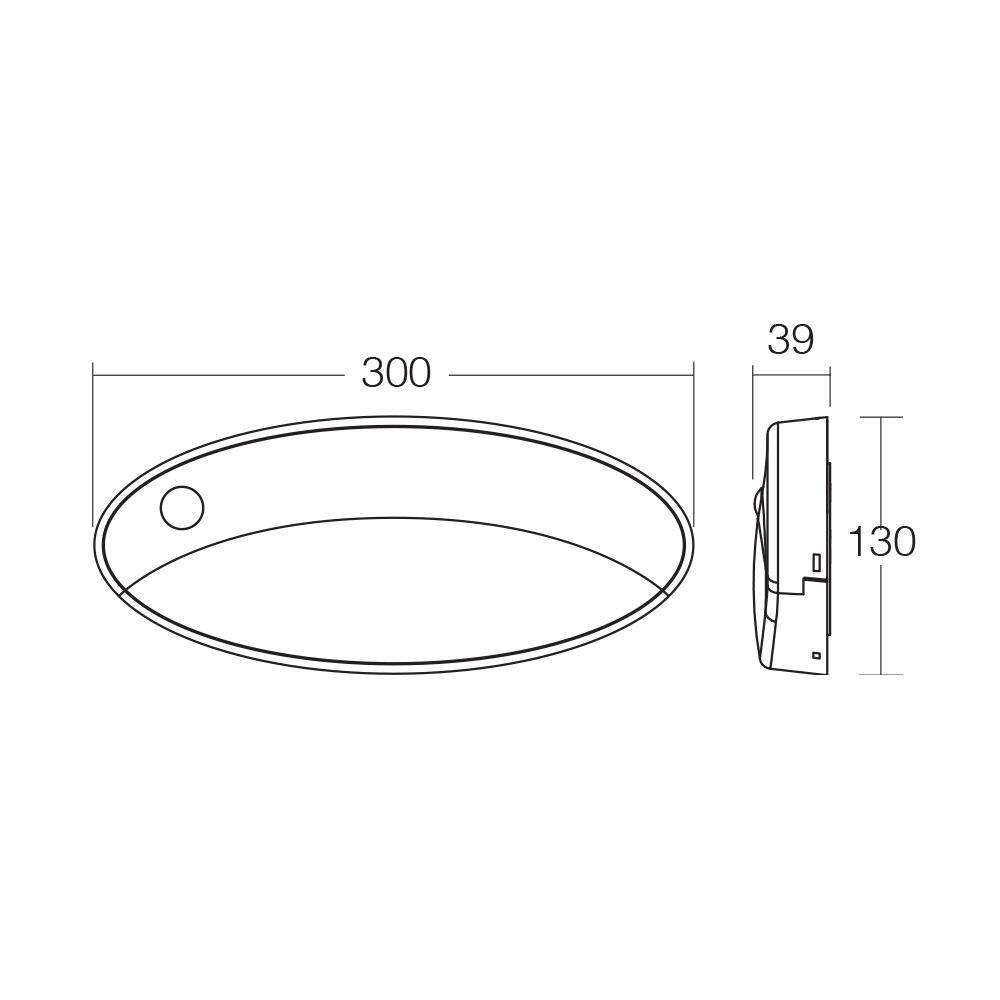 Narva Led Exterior Pir Sensor Lamp Outside Light Awning 12V Volt Caravan 87788
