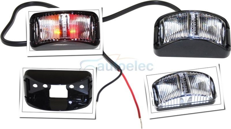 Narva Led Side Marker Red Amber Trailer Clearance Light Lamp 12V 24V 91602