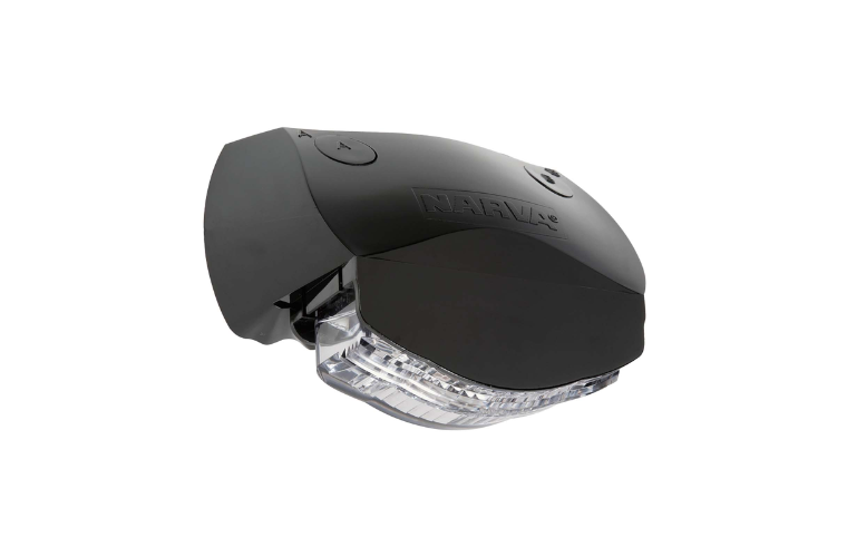 Narva 9–33 Volt Model 16 3 LED Licence Plate Lamp Black Housing And 0.5M Cable