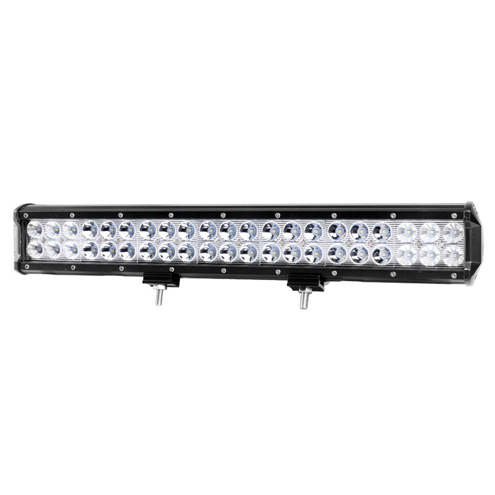 LIGHTFOX 20inch LED Light Bar Slim Dual Row Flood Spot Combo Beam 4X4 Offroad