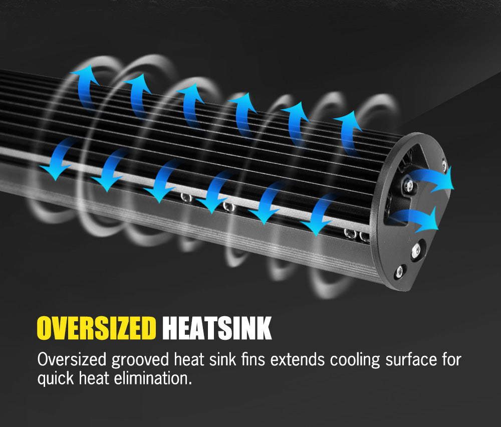 DEFEND INDUST 23inch LED Light Bar Combo Driving Lamp Offroad 4x4 22"23"