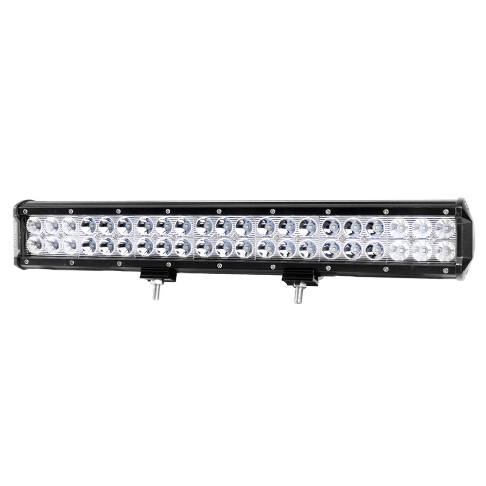 LIGHTFOX 20inch LED Light Bar Slim Dual Row Flood Spot Combo Beam 4X4 Offroad