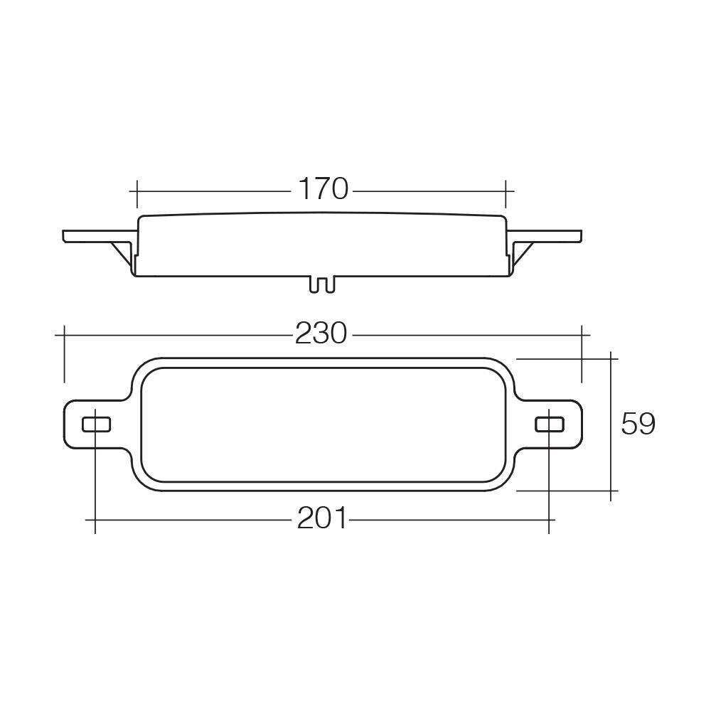 Narva 95202 Amber Led Front Marker Amber Trailer Indicator Light Lamp 12V 24V