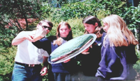 School Science Demonstration Concave/Convex Mirror 60cm