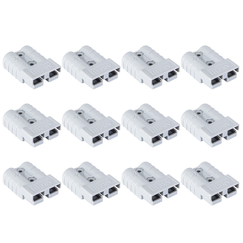 ATEM POWER 12PCS Anderson Style Plug Connectors 50AMP 12-24V 6AWG